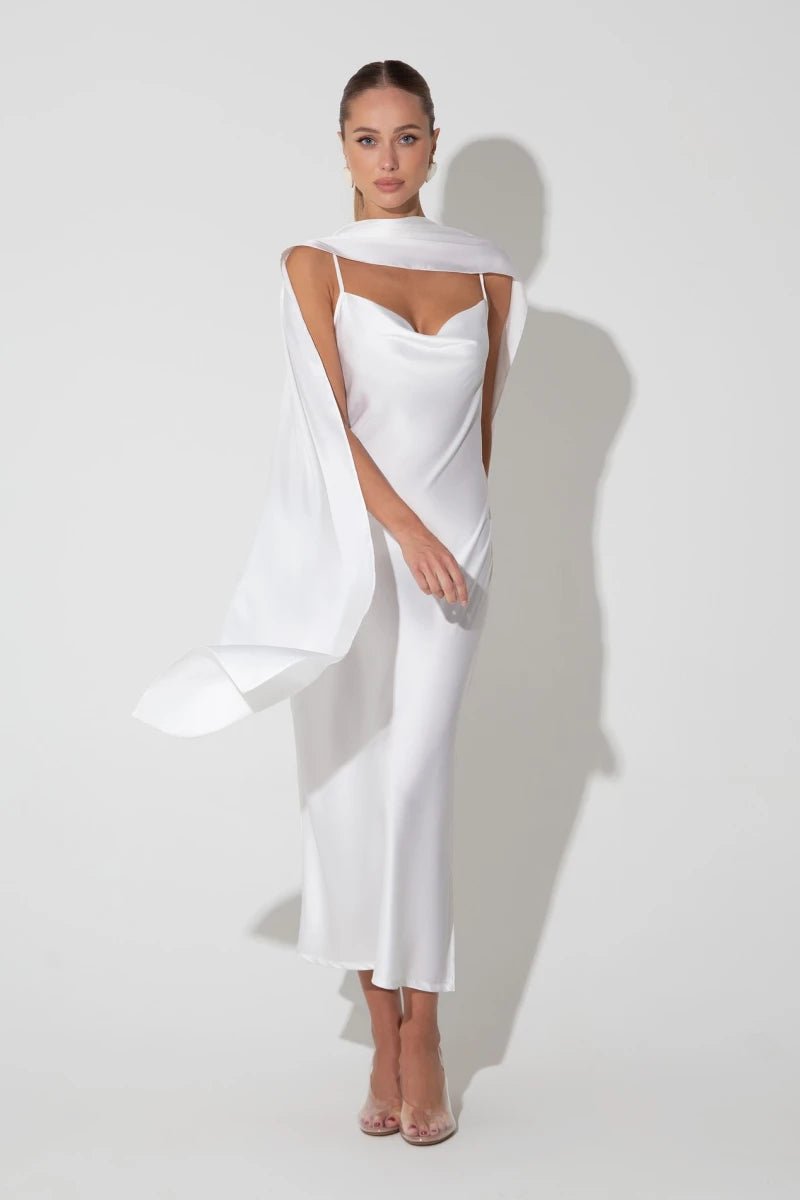 Milky Slip Dress - UTOPIA THEORY.