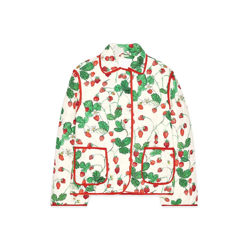 Quilted Cotton Pocket Cardigan Coat