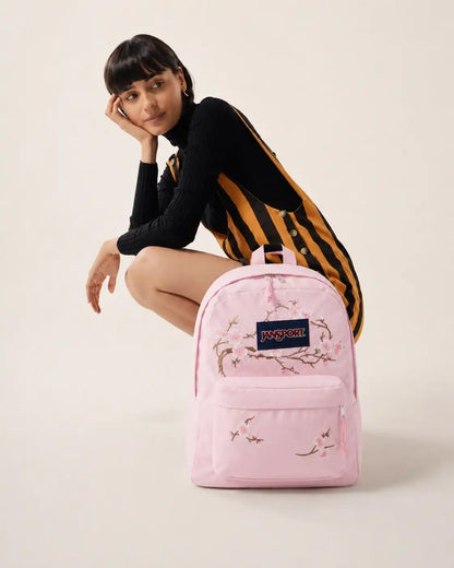 JS Sakura Embroidery Backpack — 70% OFF